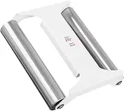 Zerodeko Stainless Steel Rolling Pin Ergonomic Design for Easy Dough Rolling for Pastries Pizza Dumpling Wrappers and More Baking Tool for Home Bakers