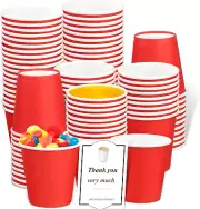 100 Count 3 Oz Small Paper Cups, Disposable Mini Bathroom Cups, Disposable Mouth