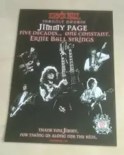 Jimmy Page - Led Zeppelin - Guitar Shop Promo - Laminated Promo Poster - New
