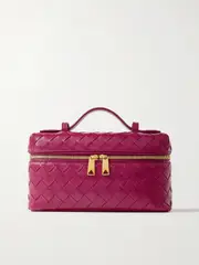 [Bottega Veneta] Bottega Veneta - Bang Bang Vanity Mini Intrecciato Leather Tote - Pink - One size One size Pink