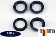 4 x Centring Ring 76,0 - 56,6 MM for Opel Daewoo Fiat Alutec Anzio Rial - Z35