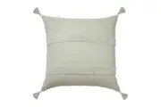 Indra Tassel Cushion (Grey) - 45 x 45cm