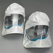 BULLARD 2PK Respirator Hood FacePiece Medium 20LFL for CC20/PA20/PA30 8/2011 New