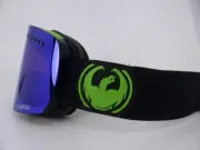 Dragon Snow Goggles NFXs Jet Black - Green Ionised +Yellow/Blue Ionised Lens
