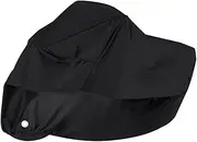 Hohopeti Rain Motorcycle Cover Outdoor Scooter Protection Durable Coat for Bikes Electric Scooters Easy to Use with Lock for Secure Fit