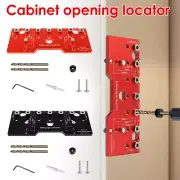 Shelf Pin Jig 1/4 Inch Aluminum Alloy Shelf Pin Drilling Guide Precise FaheI
