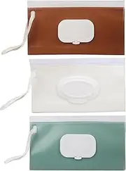 3 Pack Wet Wipe Pouch Wipes Dispenser,Travel Refillable Wet WIP-e Bag Travel Wipes Dispenser Wipe Pouches,PortableWipe Holder for Diaper,Wipe refillable case on The go
