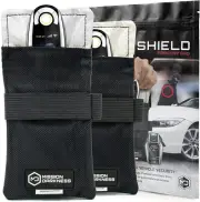 Faraday Bag for Keyfobs (2-Pack) // RF Shielding Protective Case for Smart Alway