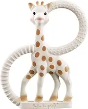 Sophie la Girafe - Teething Ring - 100% Natural Rubber - Gum Relief - Multi-Textured - Safe and Healthy - Baby Toy - Age: 0 m +