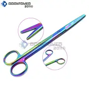 ODM Mayo Scissors 6.75" Straight Multi-Color Surgical Veterinary instruments