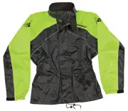 Joe Rocket RS-2 Rain Suit Sm Black/Hi-Viz