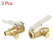 2pcs Car Locking Tire Chuck Clip Air Inflator Compressor Pump Adapter Connect
