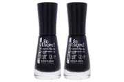 So Laque Ultra Shine - 30 Noir de Chine by Bourjois for Women - 0.3 oz Nail Polish - Pack of 2