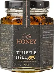 Truffle Hill - Truffle Honey (135g), Pure West Australian Bush-Honey Infused With Black Périgord Truffle, Paleo, Vegetarian, Lactose Free, Gluten Free & Celiac Friendly