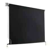 Retractable Straight Drop Roll Down Awning Garden Patio Screen 3.0X2.5M