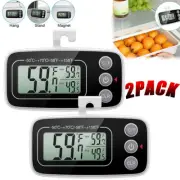 Refrigerator Thermometer Digital Fridge Freezer Waterproof Large LCD Display US