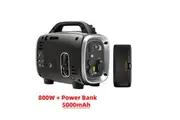 1* Gentrax 800W Max 700W Rated Inverter Generator Pure Sine Wave + 1* VoltX 5000mAh Power Bank