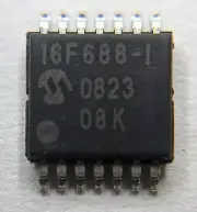 MICROCHIP PIC16F688-I/ST 14-Pin TSSOP CPU Stock in California