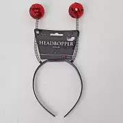 Red Sequin Ball Headbopper Headband Ladybug Party Favor Costume Accessory NEW