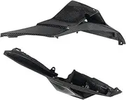 for Y&amaha YZF R25 R3 2014-2022 Motocycle Side Fairing Rear Seat Cover Cowl Winglet Air Deflector Part Side Spoiler Cowl Motorcycle Side Fairing(Silver)