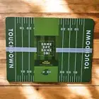 New Set 4 Fall Football TOUCHDOWN Wood Placemats Game Day Football Field 16X12
