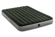 Intex: Queen Dura-Beam Downy Airbed - with Built-in Foot Pump