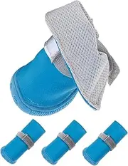 DRESSOOS 4pcs Pet Dog Shoes Dog Shoes for Outdoor Protective Dog Boots Reflective Dog Boots Non-Slip Dog Boots Anti-Slip Dog Shoes Pet Shoes for Outdoor Convenient Dog Boots Puppy Dog Boots
