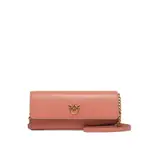[Pinko] Pinko Chain-strap Leather Wallet ONE SIZE NEUTRALS