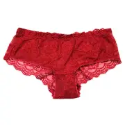 HIGH QUALITY SOFT LACE BRIEFS HIPSTER PANTIES LINGERIE UNDERWEAR FLORAL 5219R.