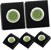 FIXOSHEE 5pcs Hot Shoe Mount Protectors with Spirit Level Plastic Covers for Camera Flashlight Ensuring Stability and Accurate Positioning Every Shot Reducing Vibration Impact