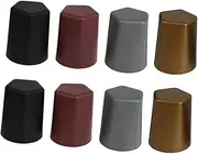 Kisangel Professional Ktv Dice Holder 8pcs Game Dice Cups Pentagon Shape Party Table Game Props