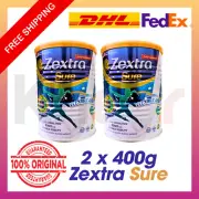 2 x 400g Zextra Sure Milk ORIGINAL For Support Knee Back Pain Strengthen Bone