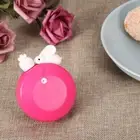 (Rose Red)Mechanical Cooking Timer Cartoon Rabbit Manual Counters Kitchen Ala