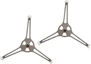 COLLBATH 2 Pack Oven Rotating Tray Support Sturdy Plastic Microwave Turntable Bracket Easy Install Modern Design
