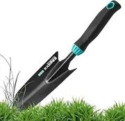 Garden Trowels for Digging - 4X Heavy Duty Gardening Hand Tool Kit,Small Digging Transplant Rake for Succulent, Yard, Landscaping, Backpacking