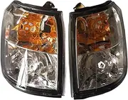 Car Modified White Background Turn Signal Corner Light Compatible With Mitsubishi Pajero V31 V32 1992 1993 1994 1995 1996 1997 2pcs