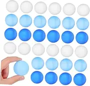 GANAZONO 120 Pcs Colored Table Tennis Balls Vibrant Plastic Balls for Training Party Activities Entertainment Decorations Lightweight and Portable with Accurate Performance