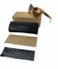 Burberry Sunglasses B 3087 1218/13 Light Brown Womens Authentic Sunglasses 57-17