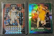 2018 Mosaic Kyle Kuzma ROOKIE RED Mosaic + 2019 GREEN PRIZM LA Lakers