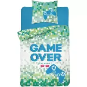 GAME OVER Single Bed Quilt Cover Set