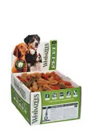 Whimzees Toothbrush Dental Care Dog Treat Display Box Small 150 Pack