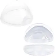 Abaodam 2pcs Pacifier Case Holder Storage Box for Travel Outdoor Safe Pp Material Fit Major Pacifiers Portable Easy to Soother Organizer