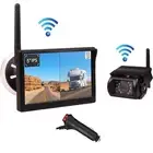 Wireless Digital 5" Car Monitor Reverse Camera Rear View Kit 12/24V Truck Camper