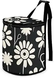 VFMKT Car Trash Can with Lid Reusable Waterproof Car Trash Bag Hanging Vehicle Garbage Cheerful and GorgeousCar Multipurpose Storage Box for Vehicle Travel Camping Picnicing