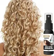 Curl Spray - Hair Setting Spray Curl Cream - Super Curl Definition Booster for Smooth Anti-Frizz Hair, Curl Defining Cream for All Curl Types, Sulfated-Surfactants Free