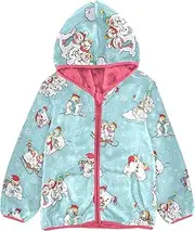 [Caihoyu] Big Girls Jackets With Sherpa Lining Toddler Fleece Zip Up Toddler Boy Hoodie