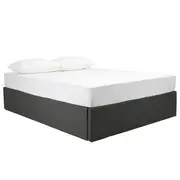 [James Lane] Milton Flush Bed Base Charcoal