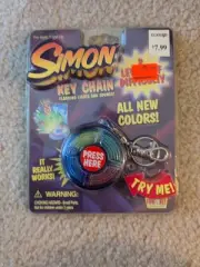NEW SEALED Vintage Simon Electronic Handheld Keychain Game 90s Hasbro Blue