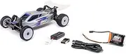 Losi RC Car Micro-B 2WD Buggy, Silver RTR (Everything Needed to Run is Included), LOS00007T2