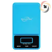 1x Scale WeighMax NJ-800 Blue Digital Pocket Scale | Protective Cover | 800G